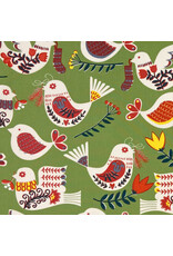 Alexander Henry Fabrics Christmas Time, Winter Partridge in Pine, Fabric Half-Yards