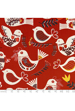 Christmas Collection Christmas Time, Winter Partridge in Red, Dinner Napkin