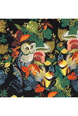Alexander Henry Fabrics Fall Harvest,  Harvest Owl in Black, Fabric Half-Yards Alexander Henry Fabrics Fall Harvest,  Harvest Owl in Black, Fabric Half-Yards