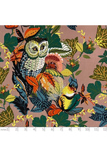 PD's Alexander Henry Collection Fall Harvest,  Owl in Mushroom, Dinner Napkin