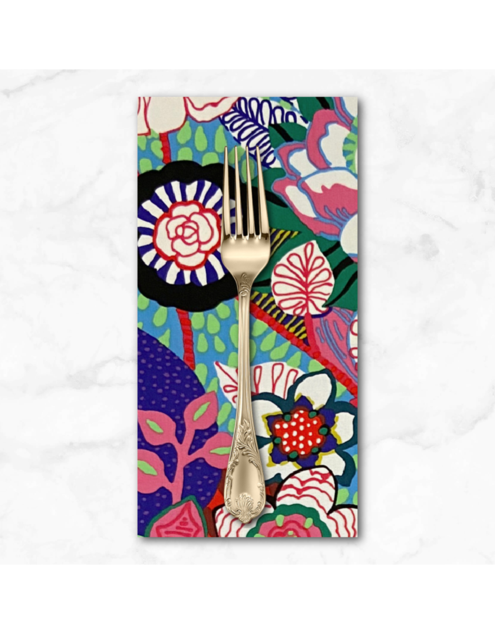 PD's Alexander Henry Collection Chamomile Garden, Chamomile Garden in Bright, Dinner Napkin