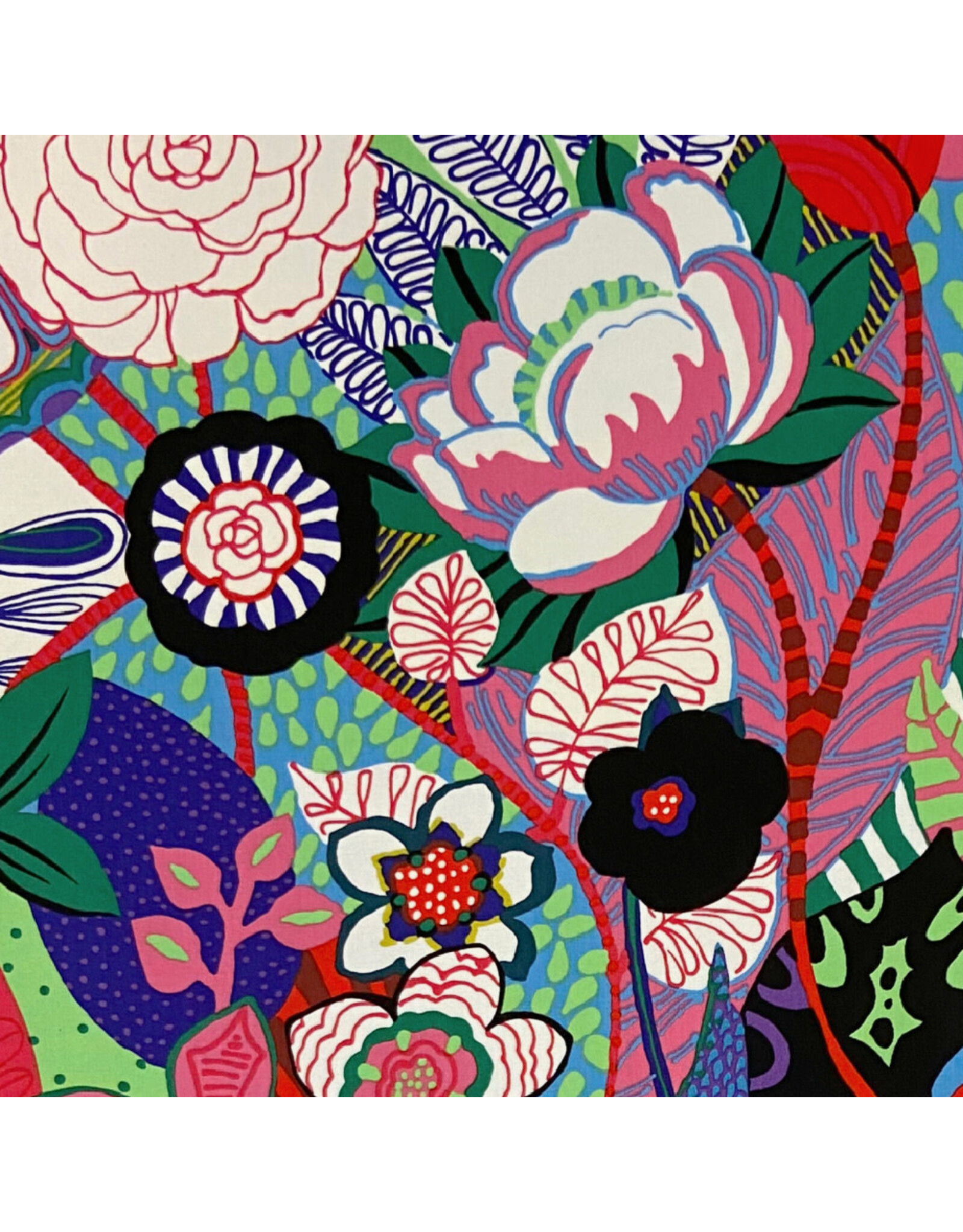 Alexander Henry Fabrics Chamomile Garden, Chamomile Garden in Bright, Fabric Half-Yards