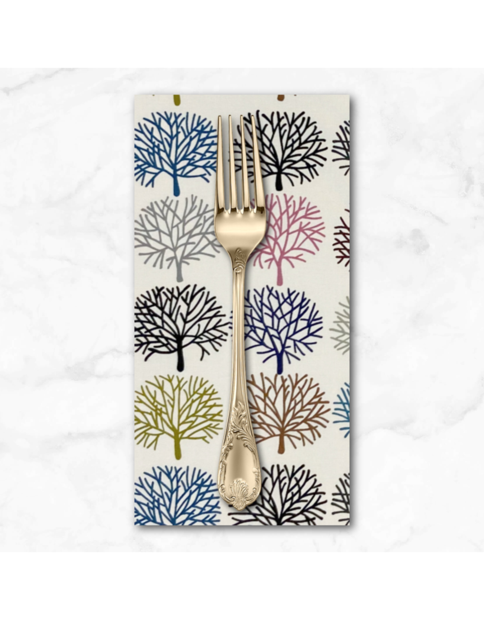 PD's Alexander Henry Collection The Ghastlies, A Ghastlie Orchard in Tint Multi, Dinner Napkin