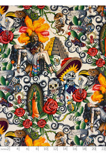 Alexander Henry Fabrics Folklorico, Contigo in Tint, Fabric Half-Yards