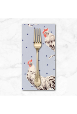 PD's Alexander Henry Collection Nicole’s Prints, Morning Stars in Light Blue, Dinner Napkin