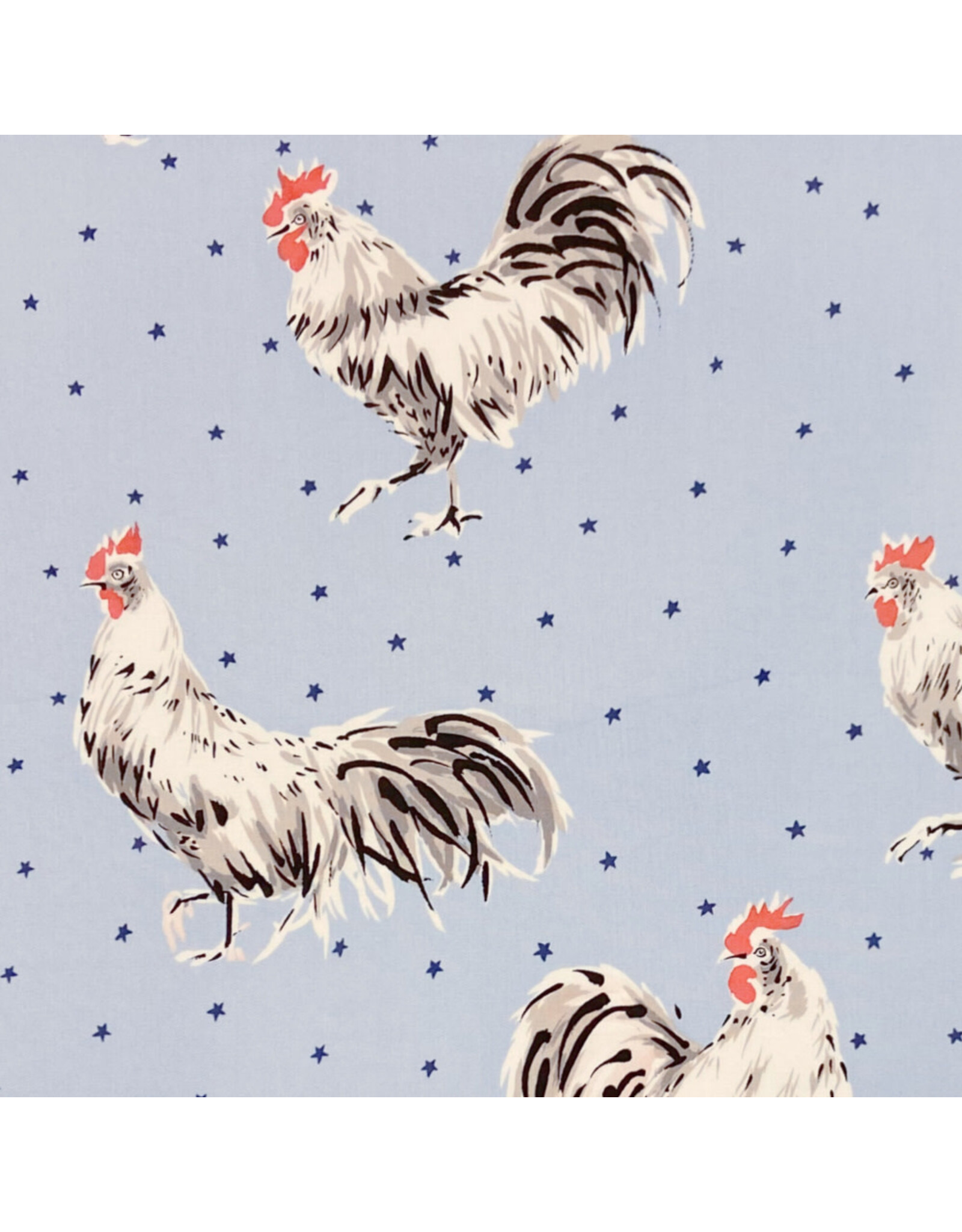 Alexander Henry Fabrics Nicole’s Prints, Morning Stars in Light Blue, Fabric Half-Yards