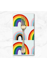 PD's Alexander Henry Collection Love is Love, Double Rainbow in Natural, Dinner Napkin