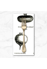 PD's J Wecker Frisch Collection Pumpkin Patch, Vintage Veggies in Black, Dinner Napkin PD's J Wecker Frisch Collection Pumpkin Patch, Vintage Veggies in Black, Dinner Napkin