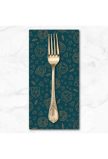 PD's Riley Blake Collection ON SALE-Camp Woodland, Scout Badges in Navy, Dinner Napkin