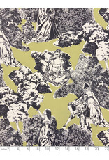 Alexander Henry Fabrics Nicole's Prints, Endless Love in Khaki Black, Fabric Half-Yards