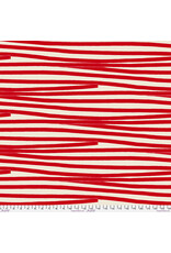 Martha Negley Winterberry, Ribbon in Red, Fabric Half-Yards