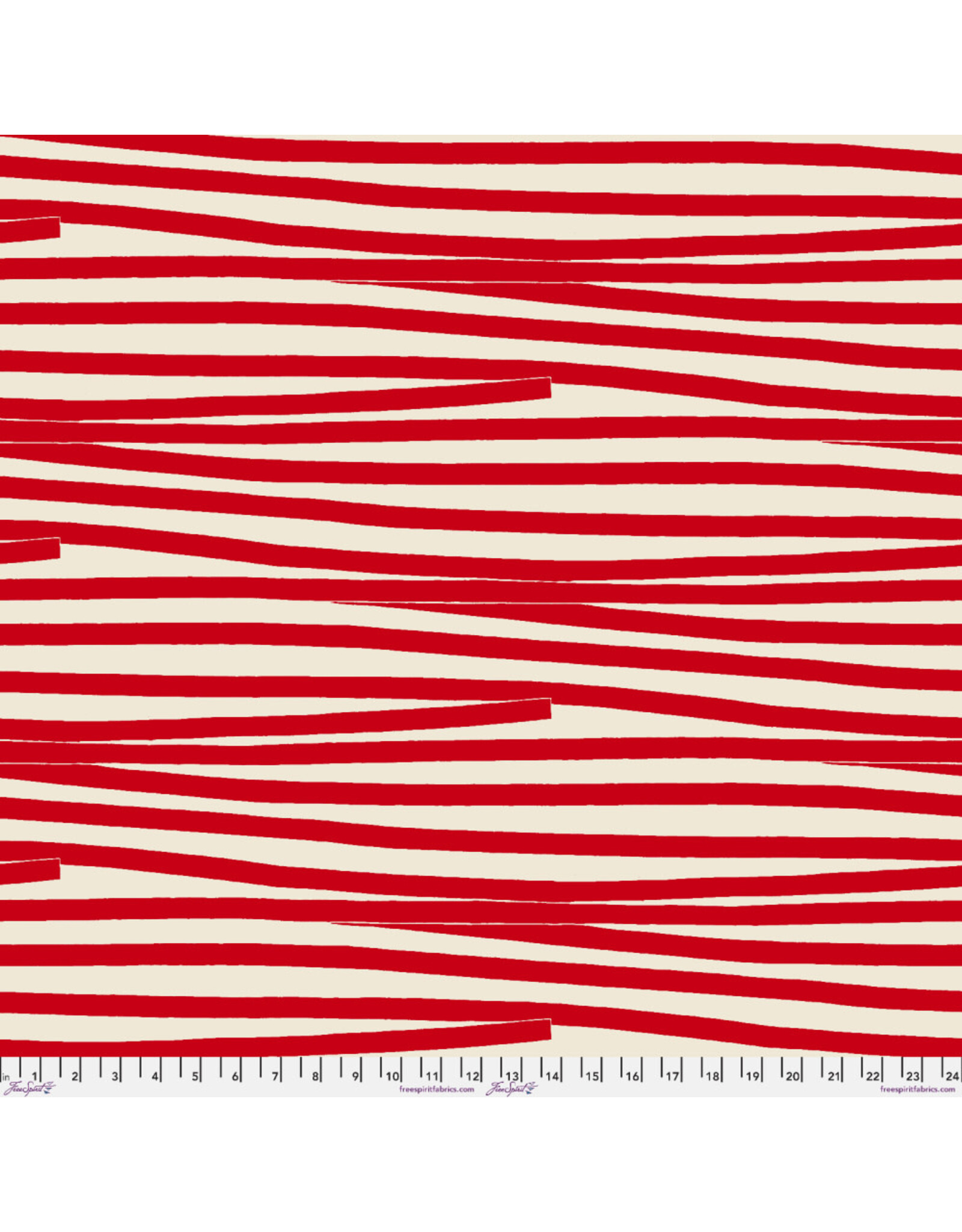 Martha Negley Winterberry, Ribbon in Red, Fabric Half-Yards