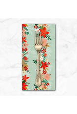Christmas Collection Christmas Spirit, Christmas Delight in Sage, Dinner Napkin