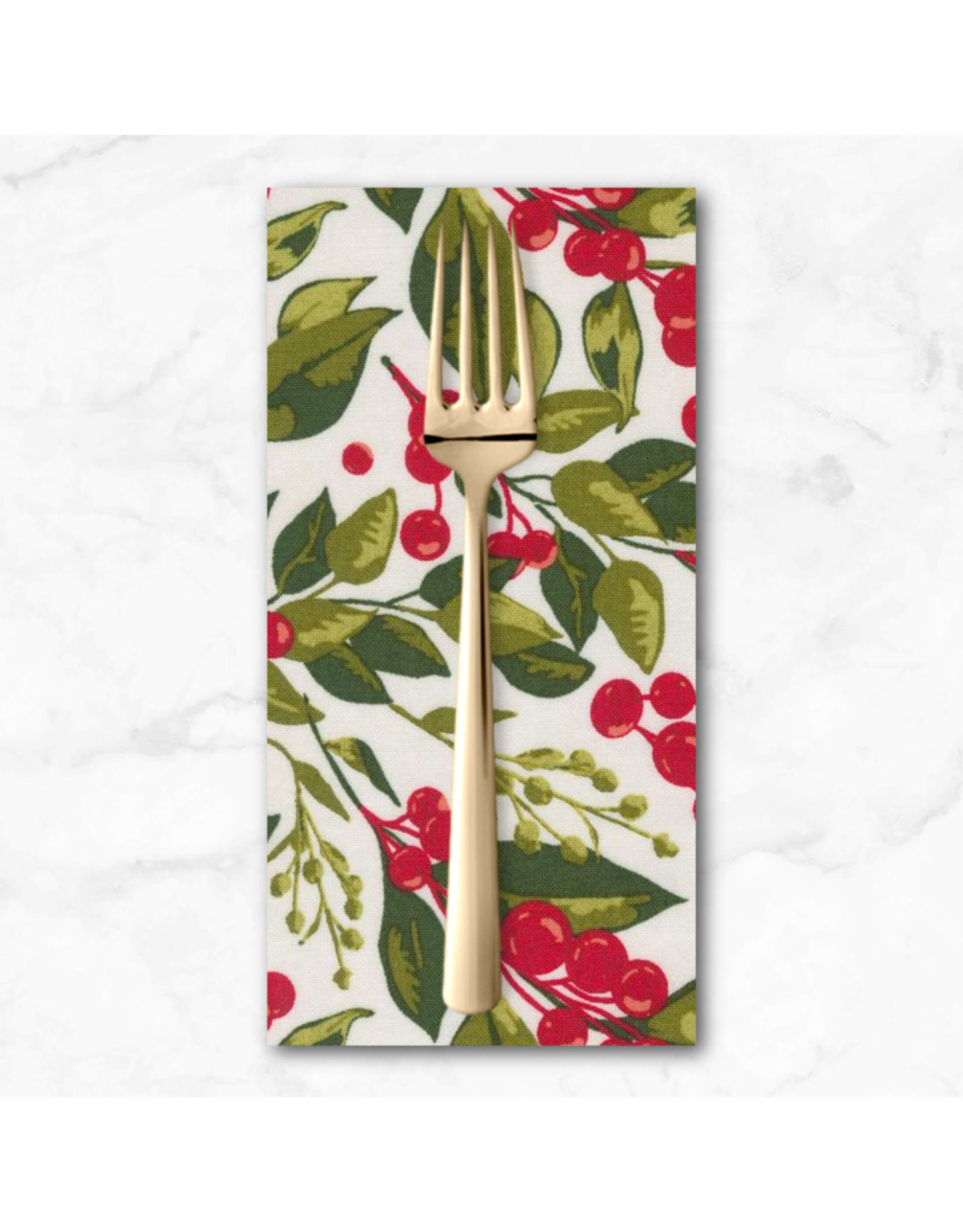 Christmas Collection Pine Valley, Greensleeves in Snow, Dinner Napkin