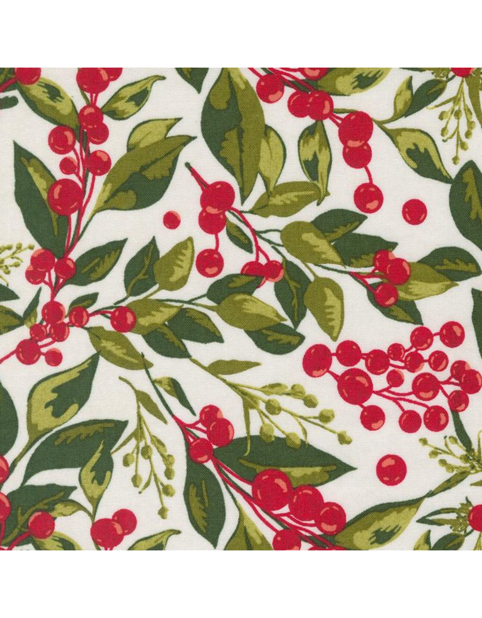 Moda Pine Valley, Greensleeves in Snow, Fabric Half-Yards