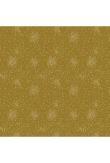 Cotton + Steel Clusters, Forest Moss with Metallic, Fabric Half-Yards