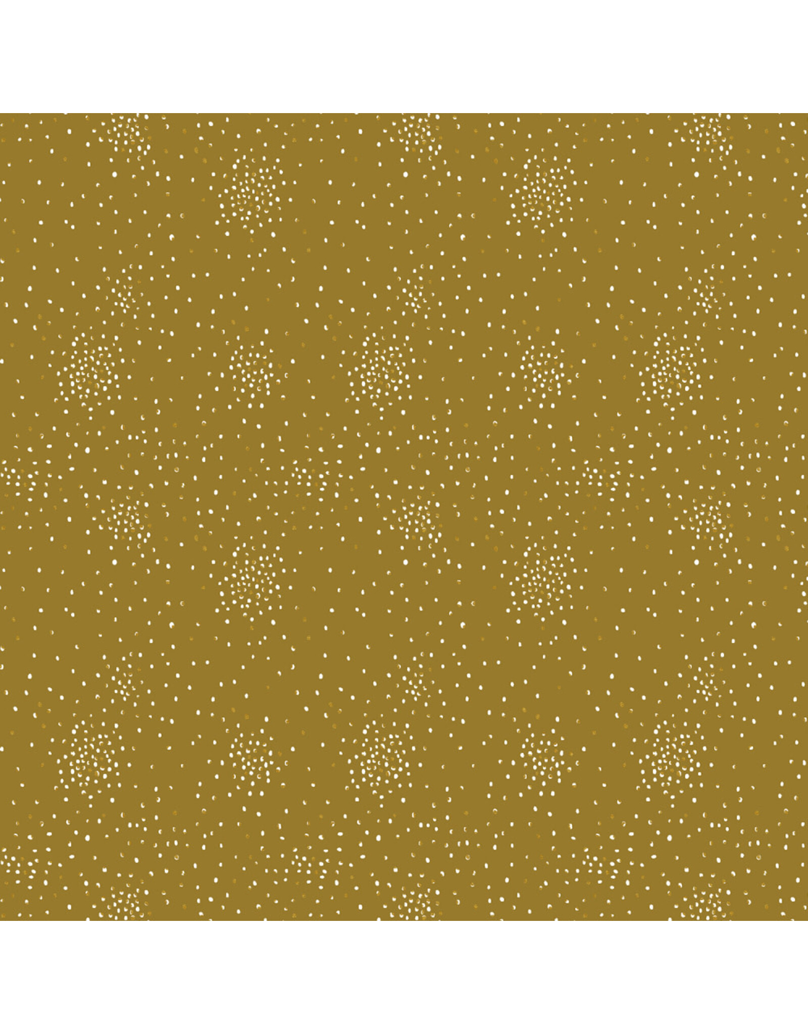 Cotton + Steel Clusters, Forest Moss with Metallic, Fabric Half-Yards