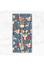 Christmas Collection Peace & Joy, Peace and Joy on Festive Blue, Dinner Napkin Christmas Collection Peace & Joy, Peace and Joy on Festive Blue, Dinner Napkin