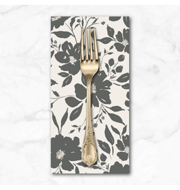 PD's Clothwork's Collection Evermore, Large Floral in Light Cream, Dinner Napkin