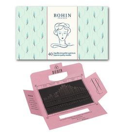 Bohin Green Edwige Needle Book, 40 ct., Bohin