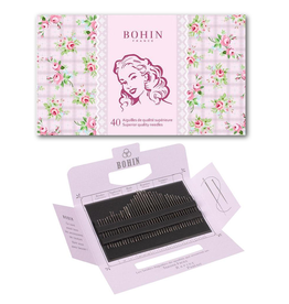 Bohin Pink Marlene Needle Book, 40 ct., Bohin
