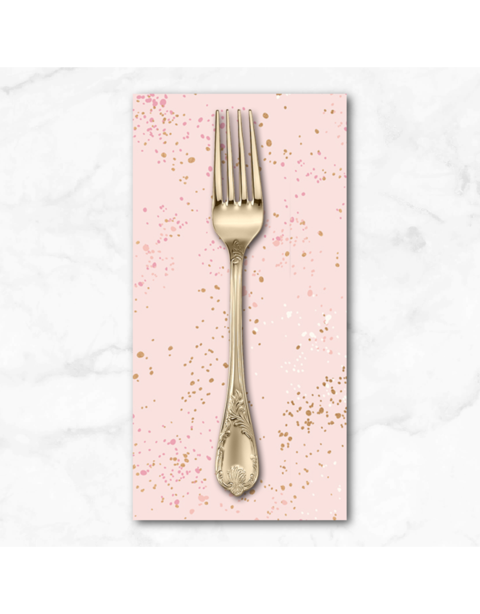 PD's Ruby Star Society Collection Speckled in Pale Pink, Dinner Napkin