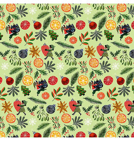 Miriam Bos ON SALE - 5 YARD CUT, Fantastical Holidays, Pixies