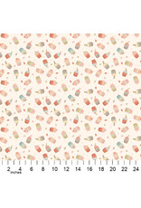 Figo ON SALE - 5 YARD CUT, Festive Fauna, Cupcakes in Cream