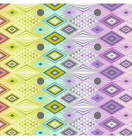 Tula Pink Tabby Road Deja Vu, Disco Lucy in Prism, Fabric Half-Yards