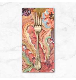 PD'S Free Spirit Collection Exotic Garden Palace, Courtyard Jewels in Plumeria, Dinner Napkin