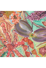 Denise Burkitt Exotic Garden Palace, Courtyard Jewels in Plumeria, Fabric Half-Yards