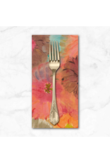 PD'S Free Spirit Collection Exotic Garden Palace, Henna Hibiscus in Henna, Dinner Napkin
