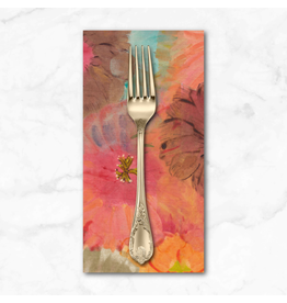 PD'S Free Spirit Collection Exotic Garden Palace, Henna Hibiscus in Henna, Dinner Napkin