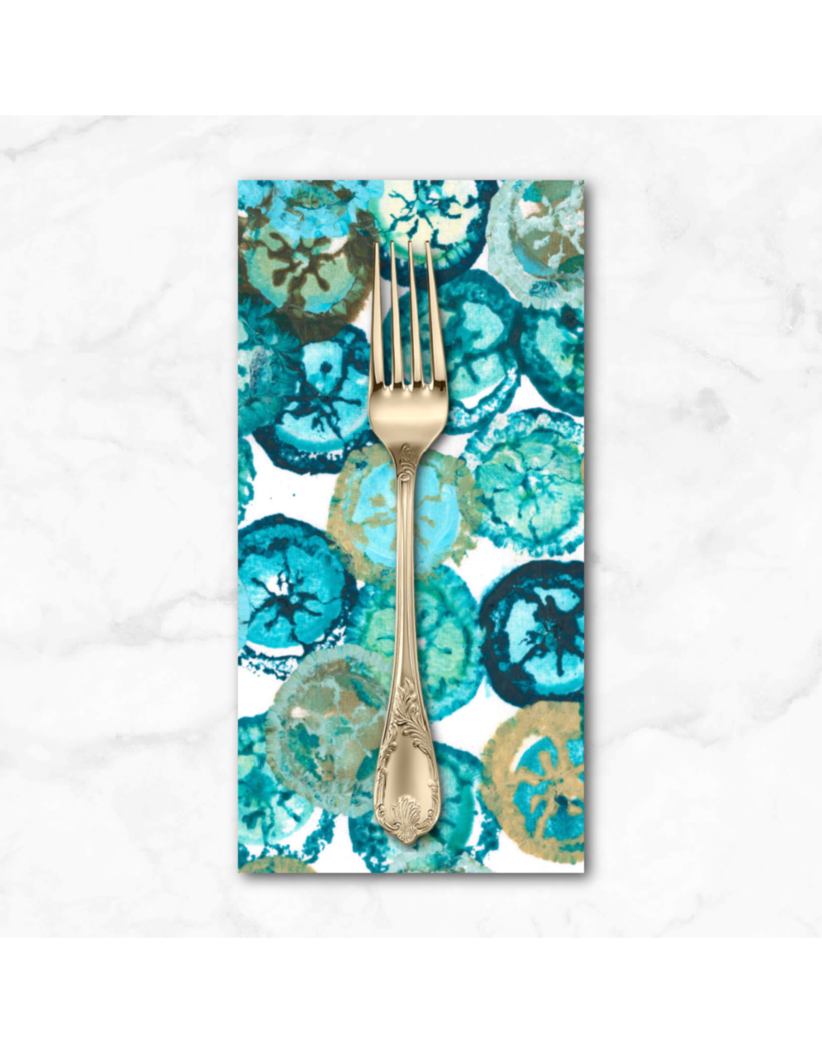 PD'S Free Spirit Collection Exotic Garden Palace, Jade Treasures in Jade, Dinner Napkin