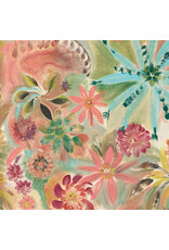 Denise Burkitt Exotic Garden Palace, Kashmir Romance in Sandalwood, Fabric Half-Yards