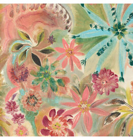 Denise Burkitt Exotic Garden Palace, Kashmir Romance in Sandalwood, Fabric Half-Yards