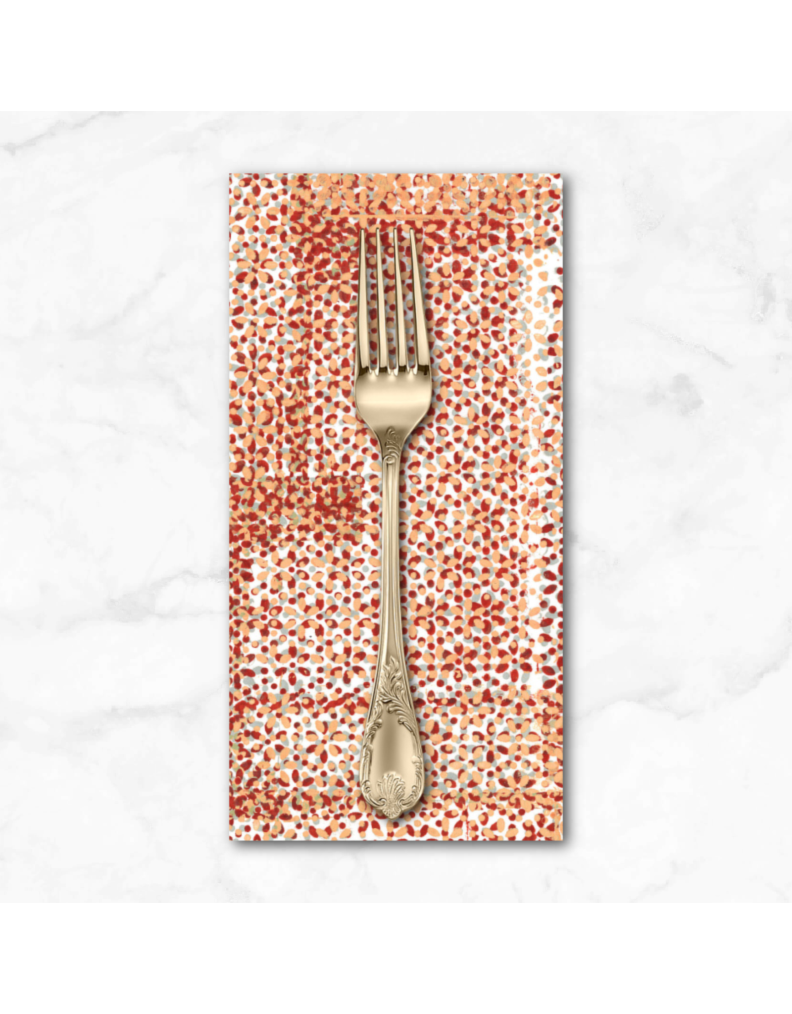 PD'S Free Spirit Collection Exotic Garden Palace, Saffron Screens in Saffron, Dinner Napkin