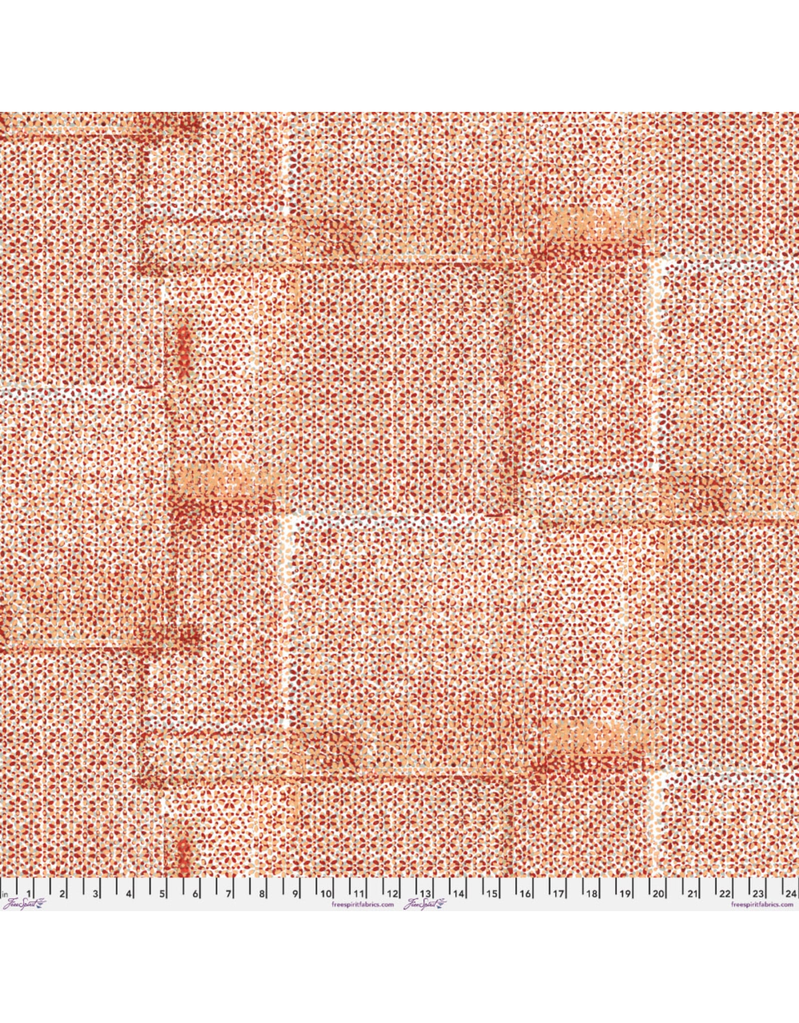 Denise Burkitt ON SALE-4.75 YARD CUT - Exotic Garden Palace, Saffron Screens in Saffron