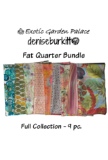 Denise Burkitt Exotic Garden Palace, Fat Quarter Bundle containing 9 pcs.
