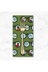 PD's RJR Collection Backyard Birdwatching, Birding Binoculars in Moss, Dinner Napkin