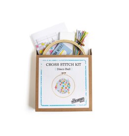 The Stranded Stitch Disco Ball Cross Stitch Kit