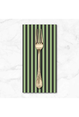 PD's Rifle Paper Co Collection Halloween, Cabana Stripe in Green, Dinner Napkin