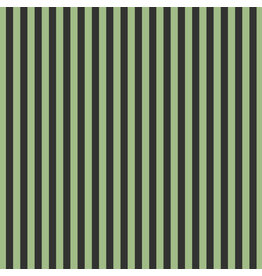 Rifle Paper Co. Halloween, Cabana Stripe in Green, Fabric Half-Yards