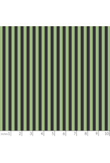 Rifle Paper Co. Halloween, Cabana Stripe in Green, Fabric Half-Yards