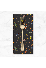 PD's Rifle Paper Co Collection Halloween, Trick or Treat in Black, Dinner Napkin
