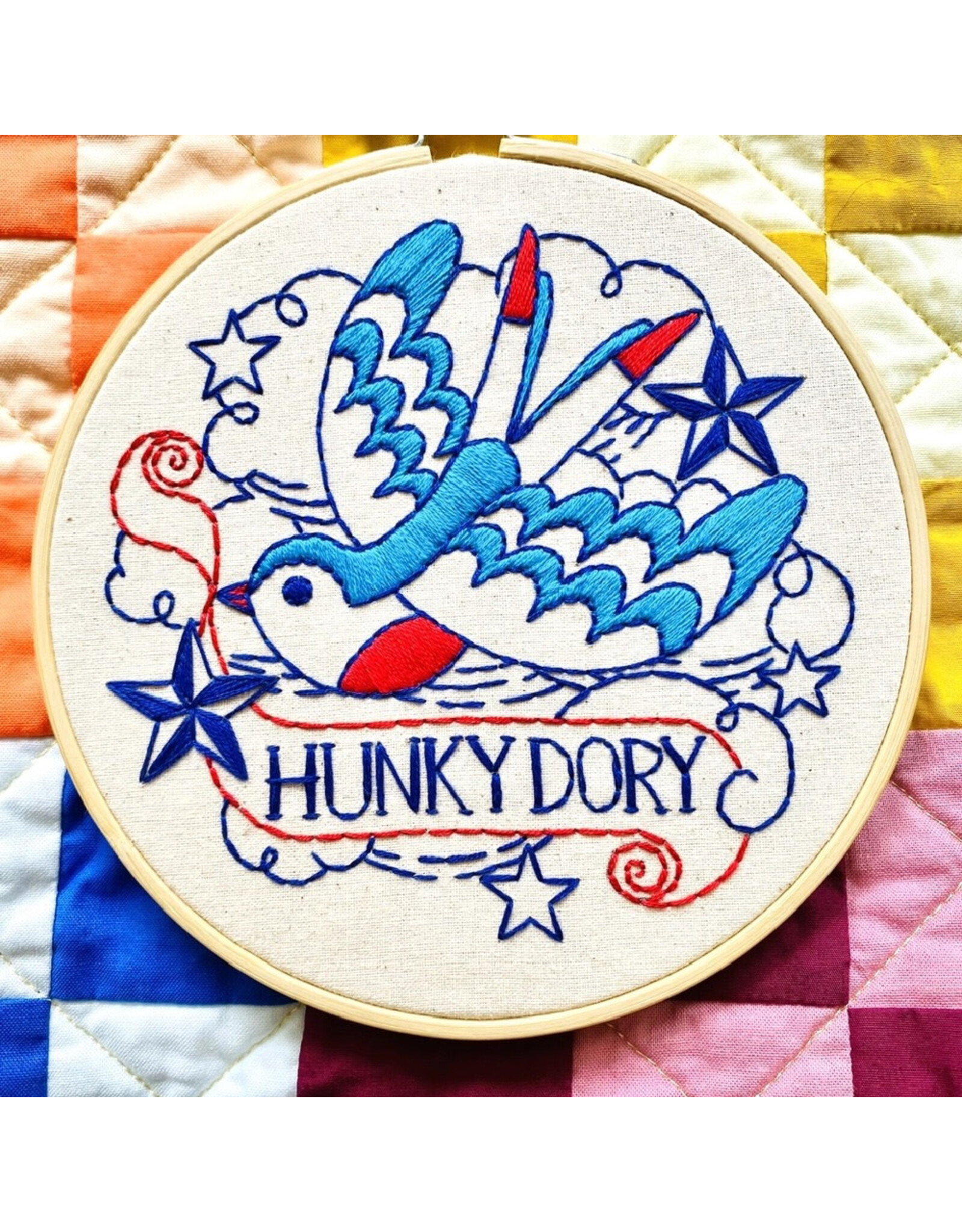 Hook, Line & Tinker Hunky Dory, Embroidery Kit