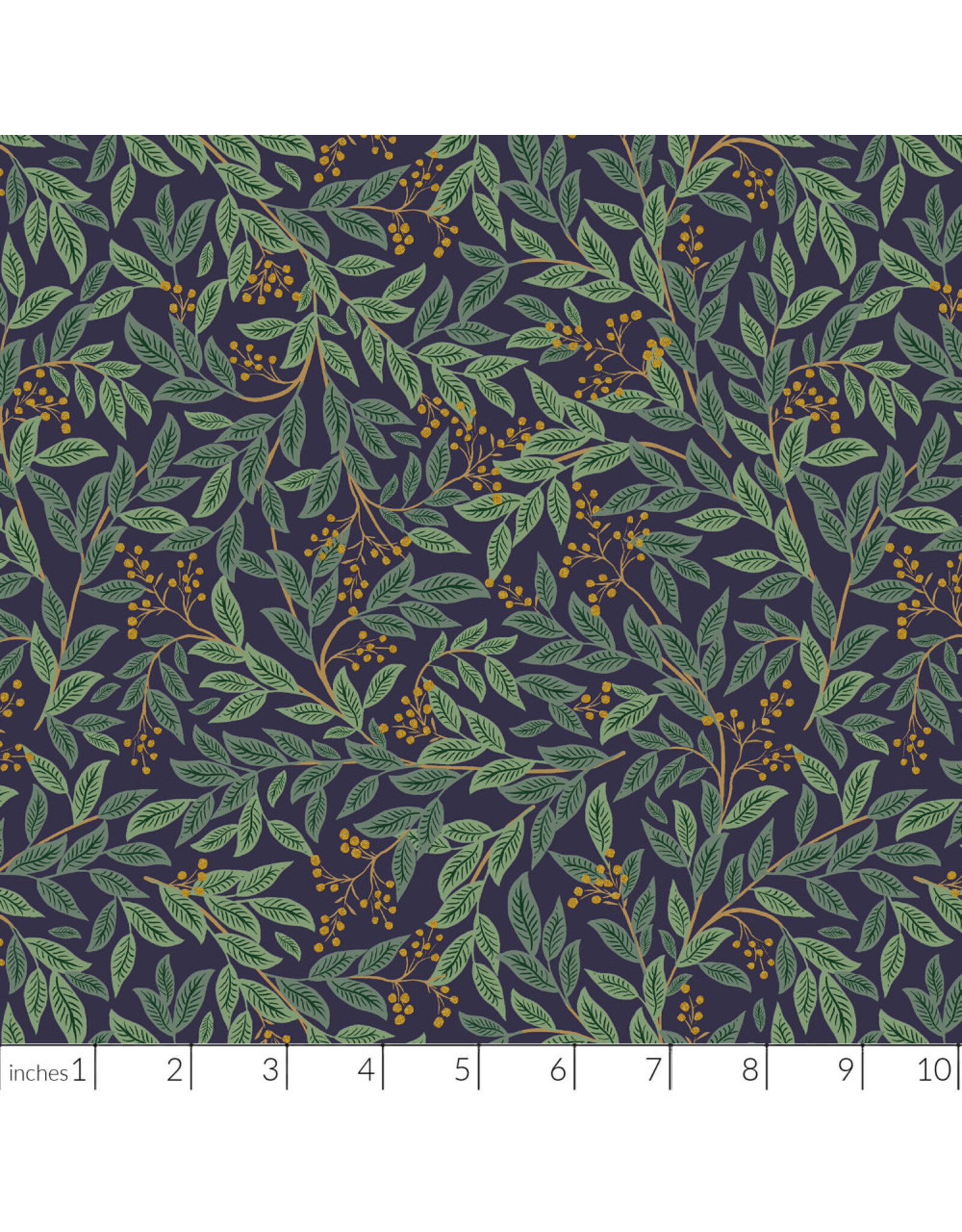 Christmas Collection Holiday Classics III, Willowberry in Navy, Dinner Napkin