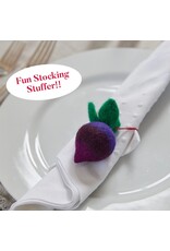 rockflowerpaper Felt Ornament, Beets, Set of 3