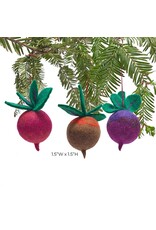 rockflowerpaper Felt Ornament, Beets, Set of 3