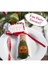 rockflowerpaper Felt Ornament, Brut Champagne